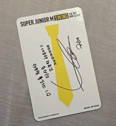 SWING SJ-M 圭賢 專輯小卡