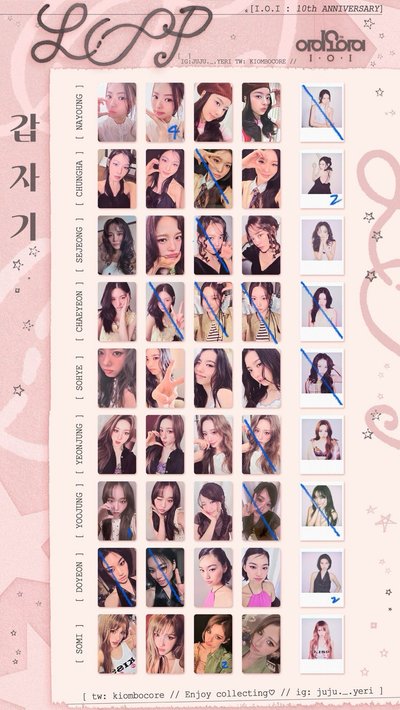 IOI 專輯小卡