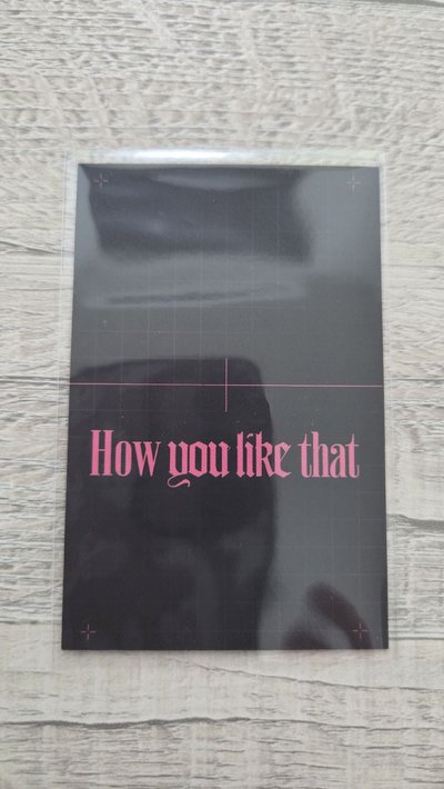 Blackpink How you like that 小卡 Rośe