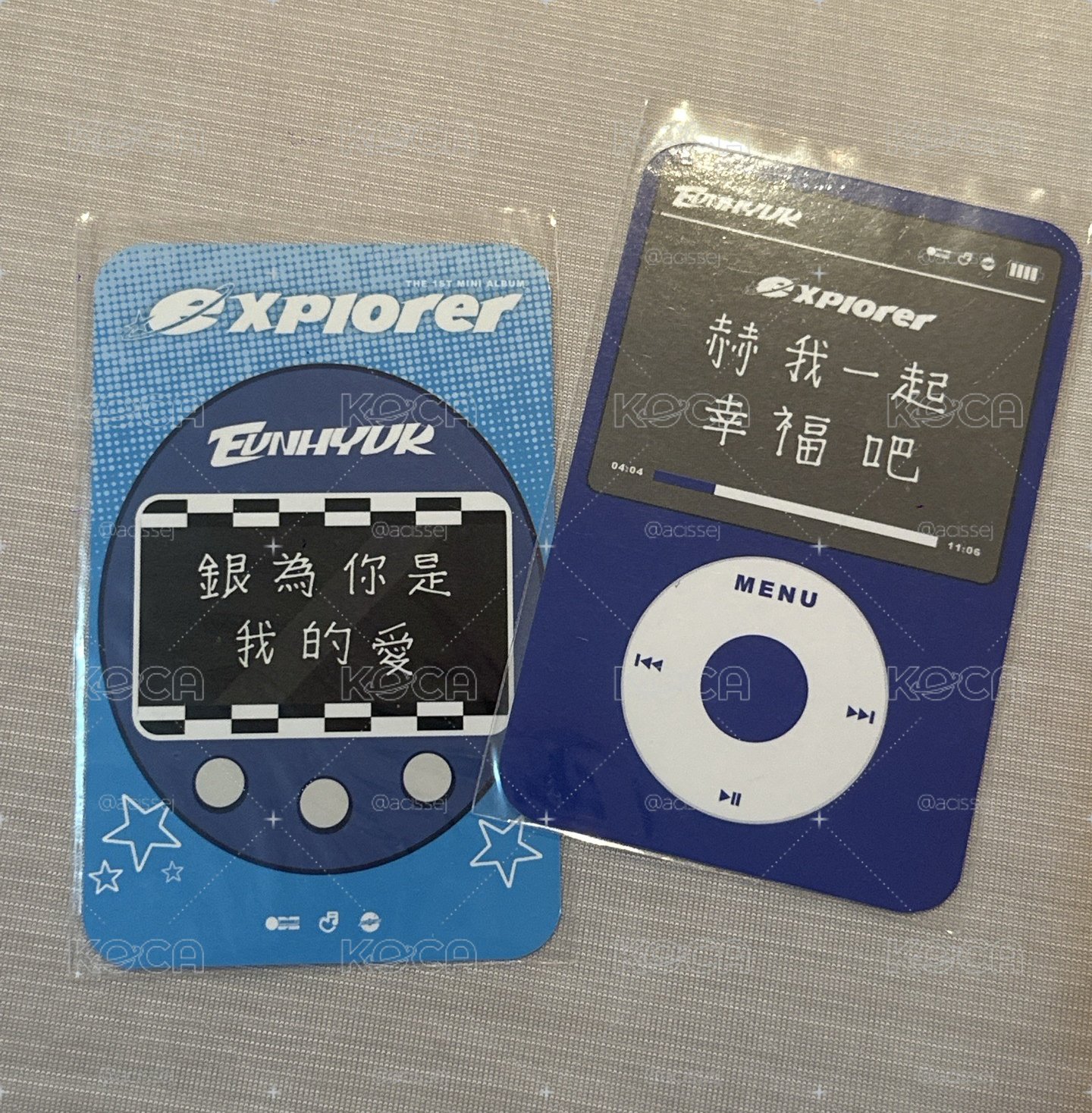 銀赫 簽售卡