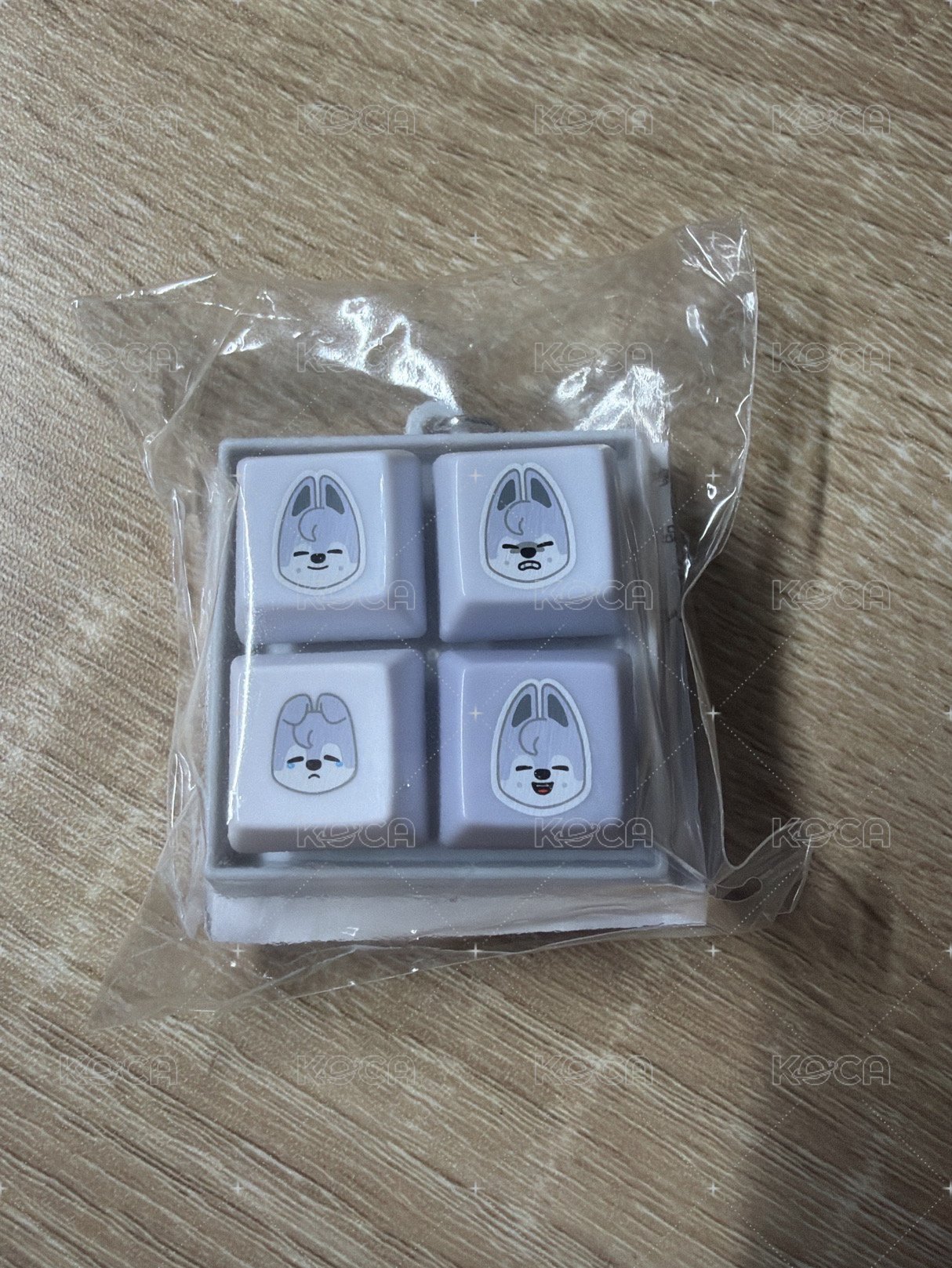 按鍵鑰匙圈