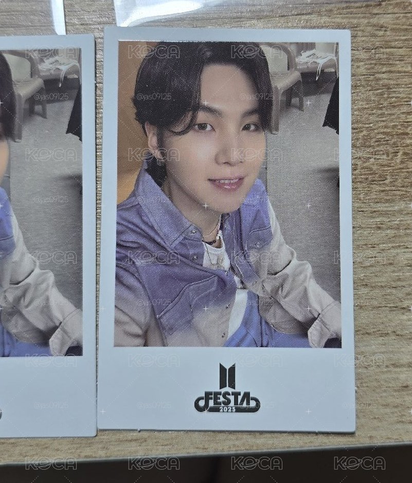2025 Festa滿額卡 拍立得卡 SUGA