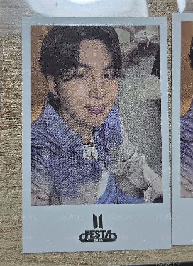 2025 Festa滿額卡 拍立得卡 SUGA