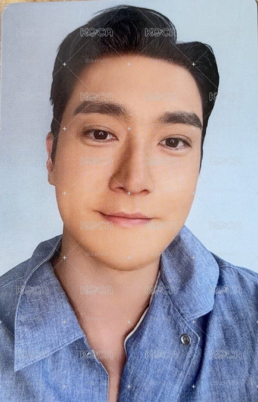 SS10 周邊卡 小熊餅乾卡 siwon 始源