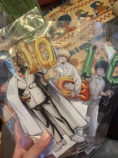 我的英雄學院10週年立牌