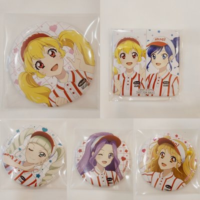 アイカツ 偶像學園 保齡球系列 徽章 吊飾 鑰匙圈