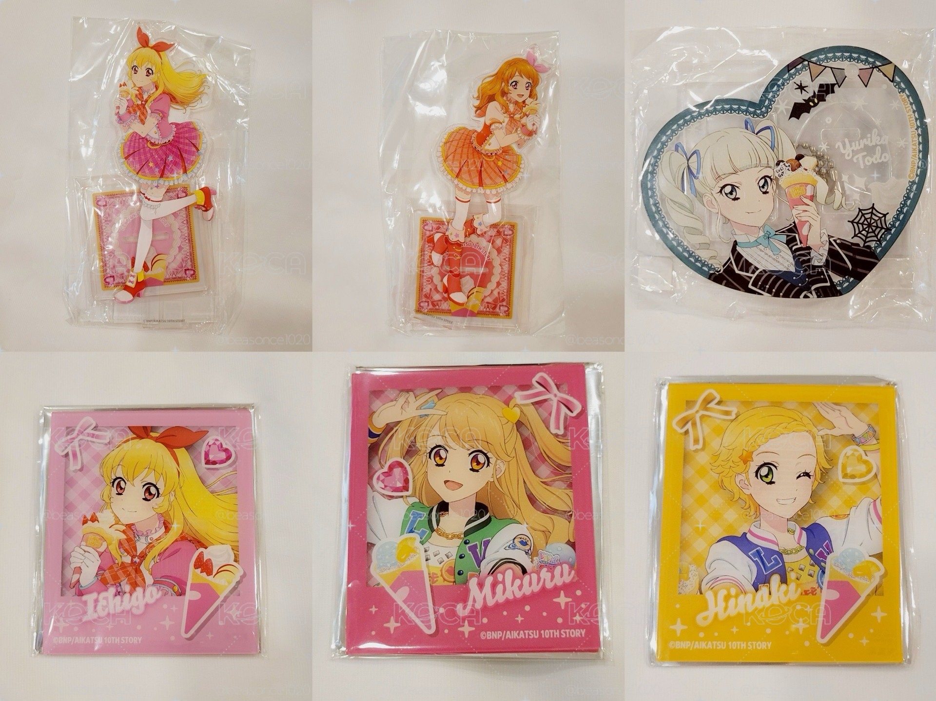 アイカツ 偶像學園 可麗餅系列 立牌 壓克力片 （綁物）