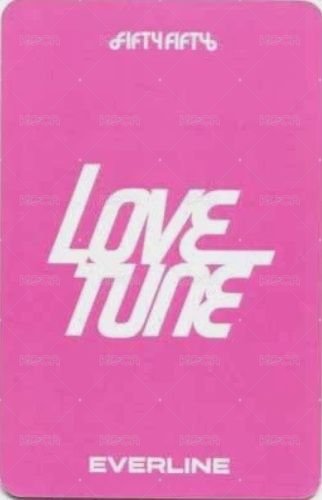 Love Tune el 線下 2.0 簽售卡  背面