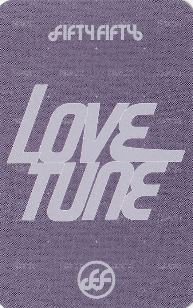 Love Tune Kpopstore 線上 2.0 簽售卡 哭哭 背面