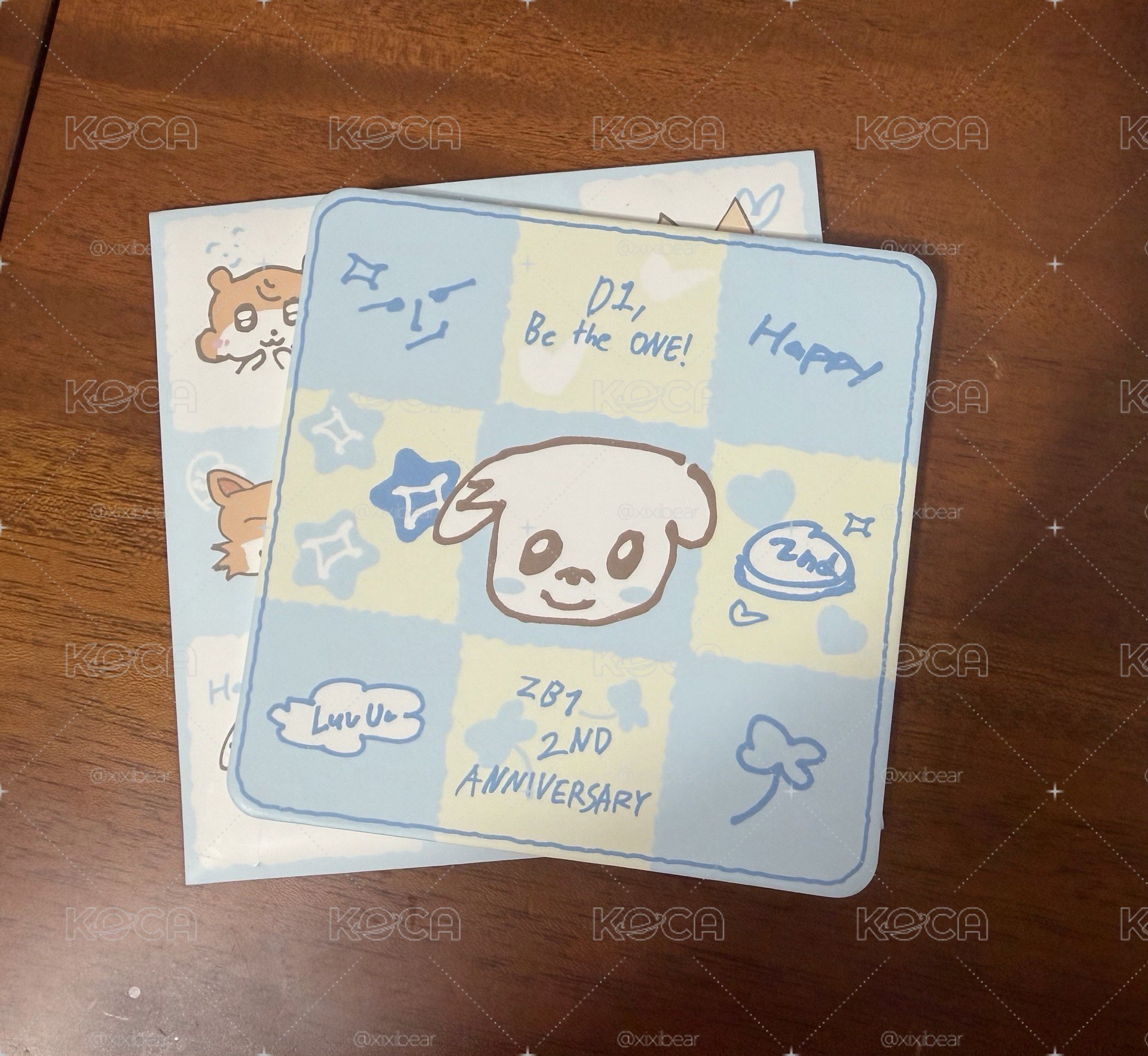 ZB1 二週年杯墊 奎彬
