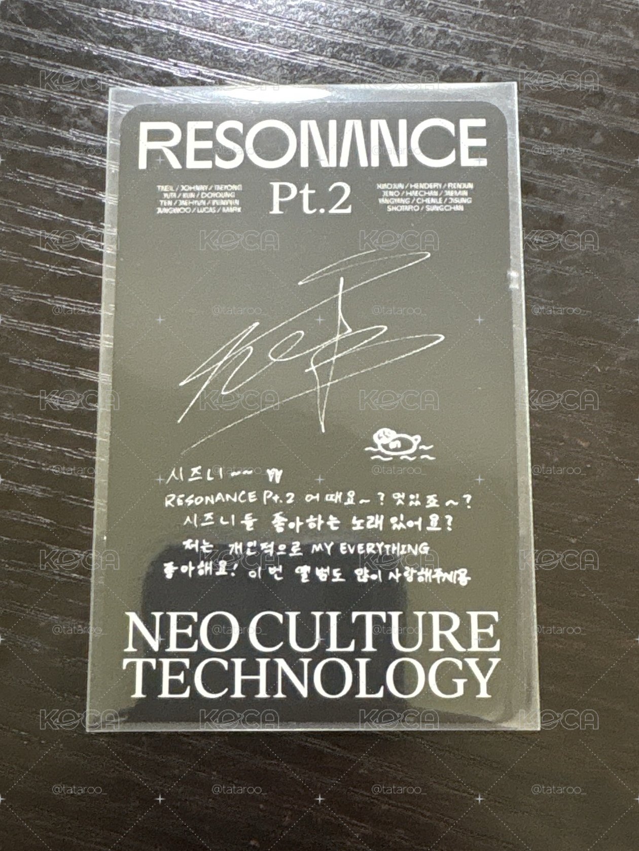 🟠RIIZE 醬NCT時期小卡