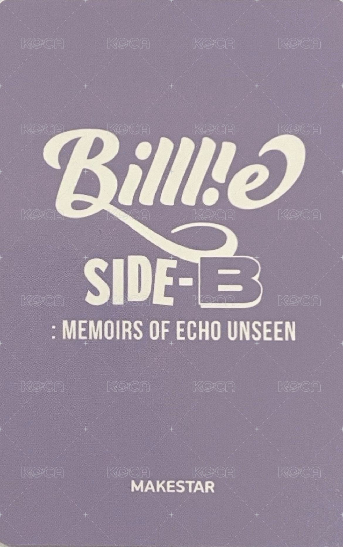 side-B ms 1.0 特典卡  背面