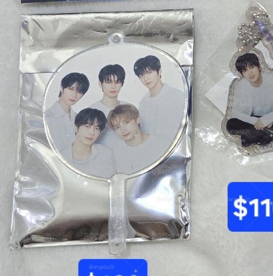 TXT TOMORROW演唱會小扇 團體 白