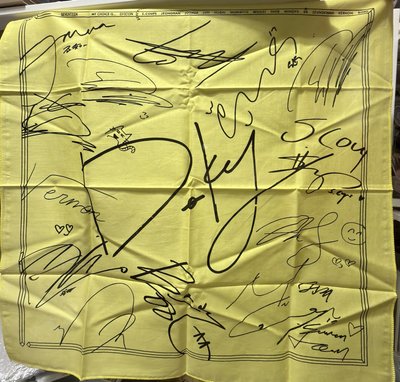 （現貨三樣 一日左右寄出）seventeen DK 絲巾 李碩珉 dicon d社 簽名 會員禮 日咖