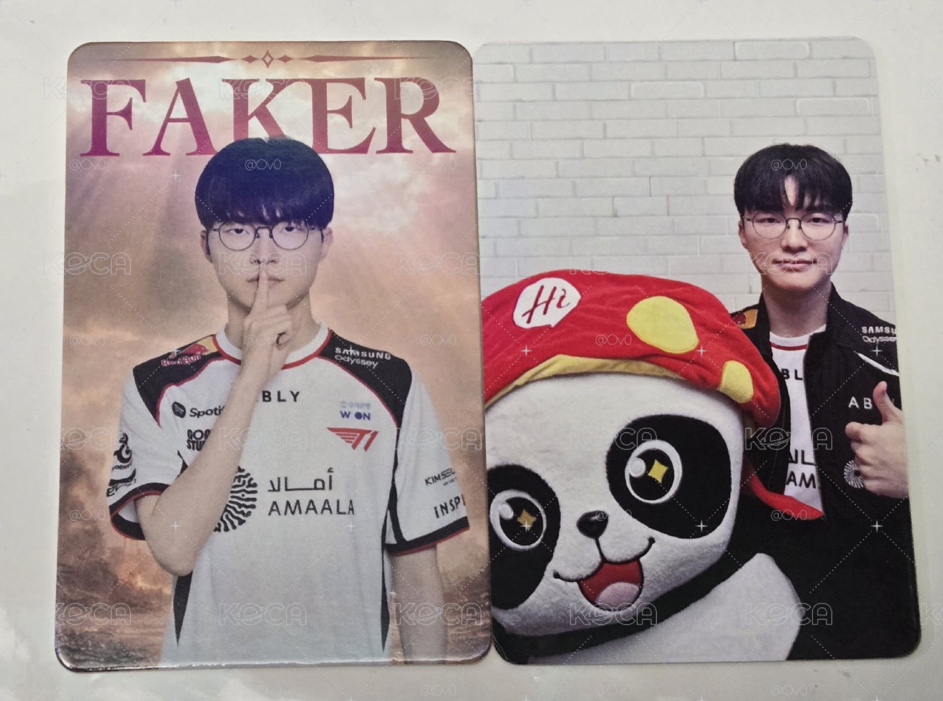 Faker 海底撈小卡兩張