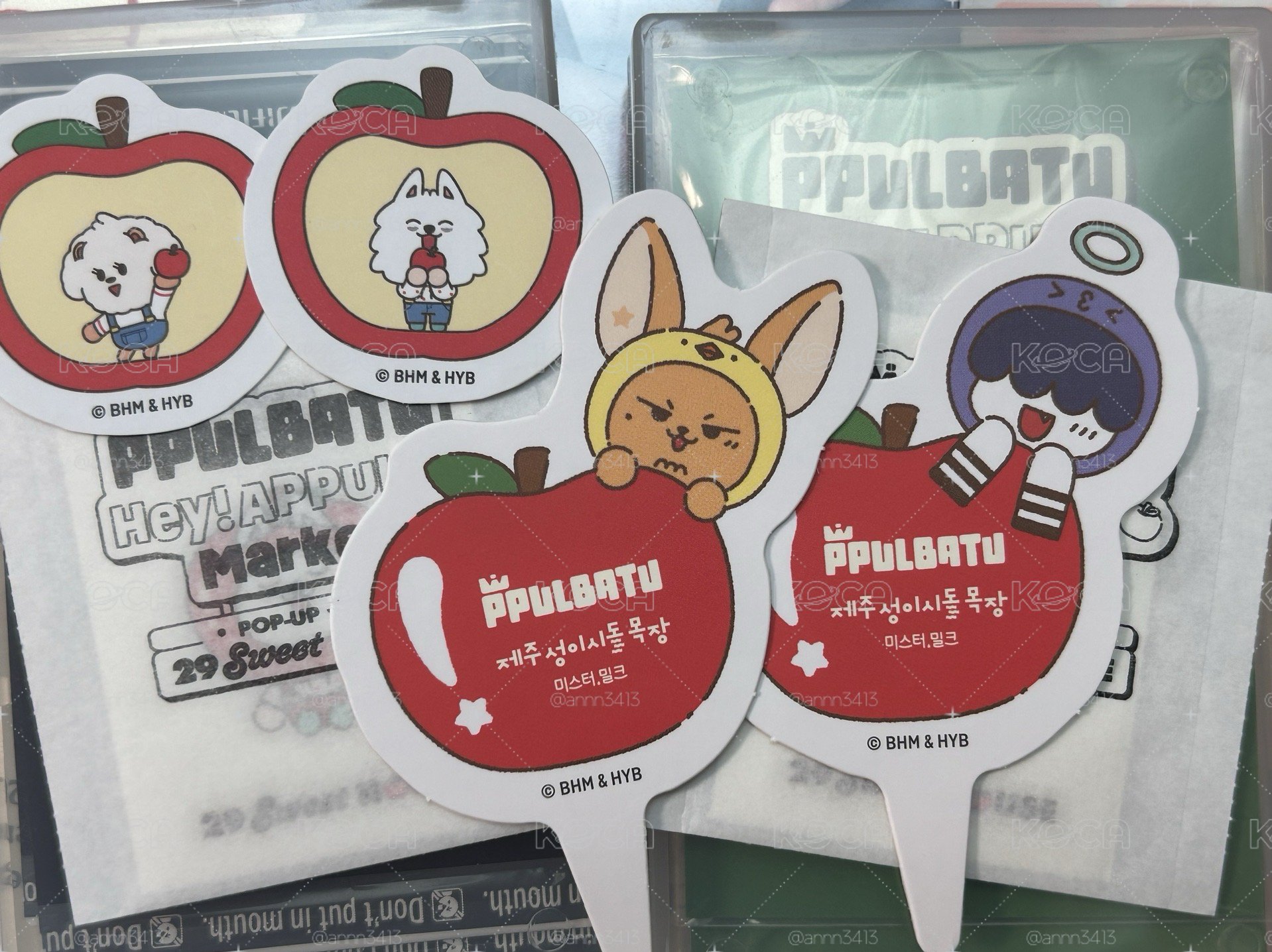 蘋果貼紙 猛 喵 寧