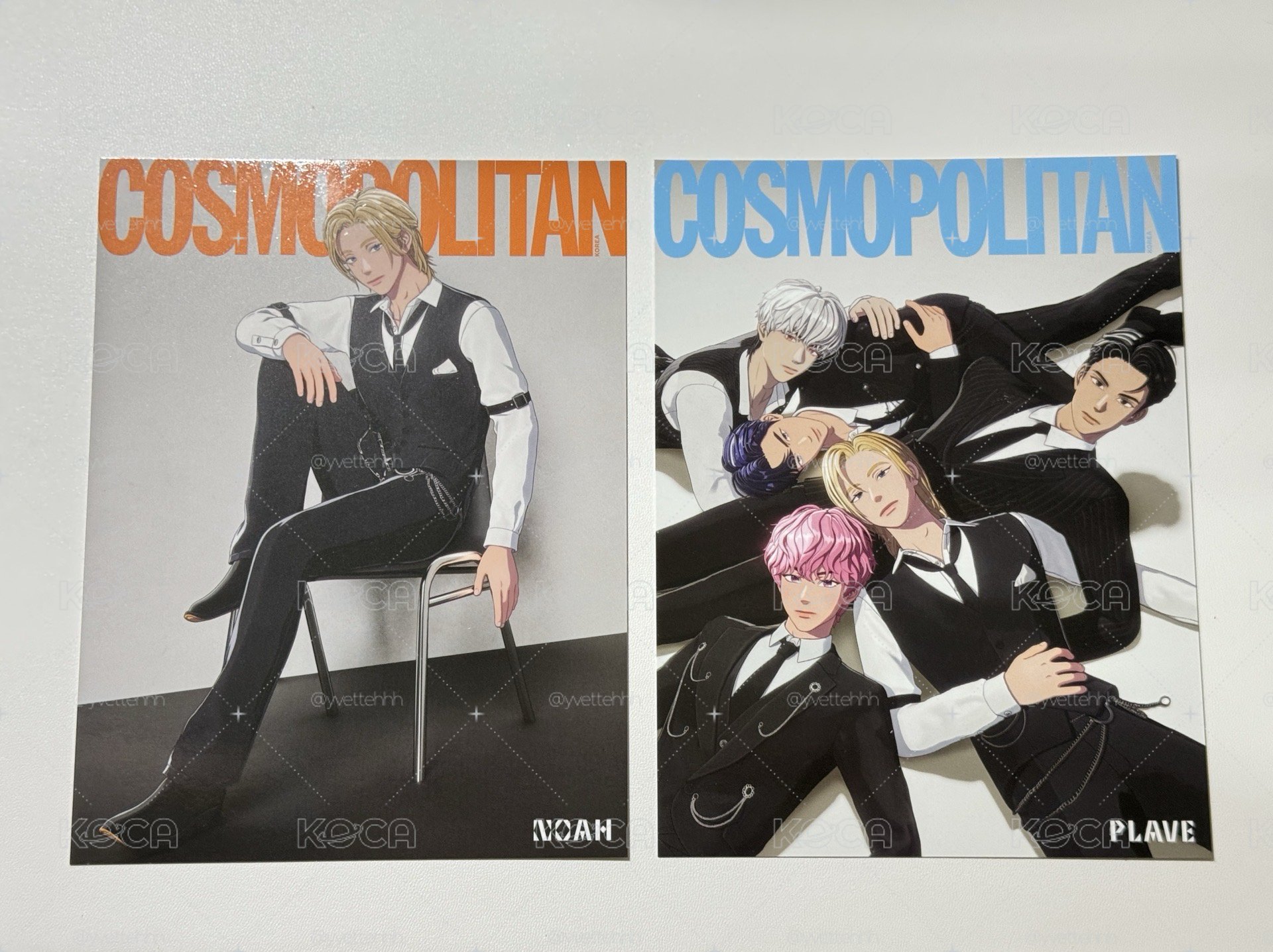 cosmopolitan明信片 諾亞💜+團體