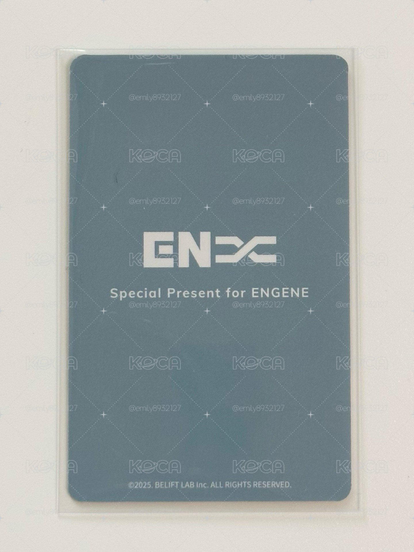 ENHYPEN JAKE 沈載倫 WTL入場卡