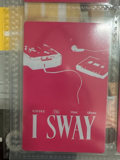 I SWAY poca/電子專 專輯卡 
