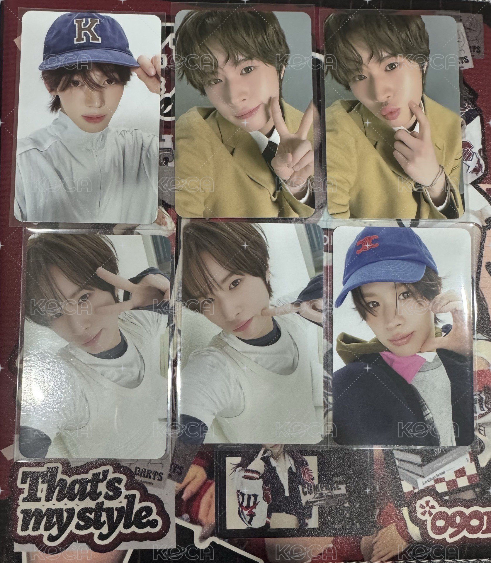 韓振戴帽子❤️