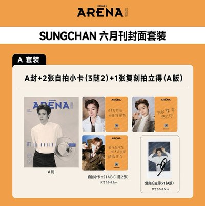 SUNGCHAN🐸arena雜誌✨預購