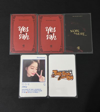 多賢 小卡組合 專卡 YOY MORE&MORE TWICETAGRAM 十週年紀念專mp特典卡