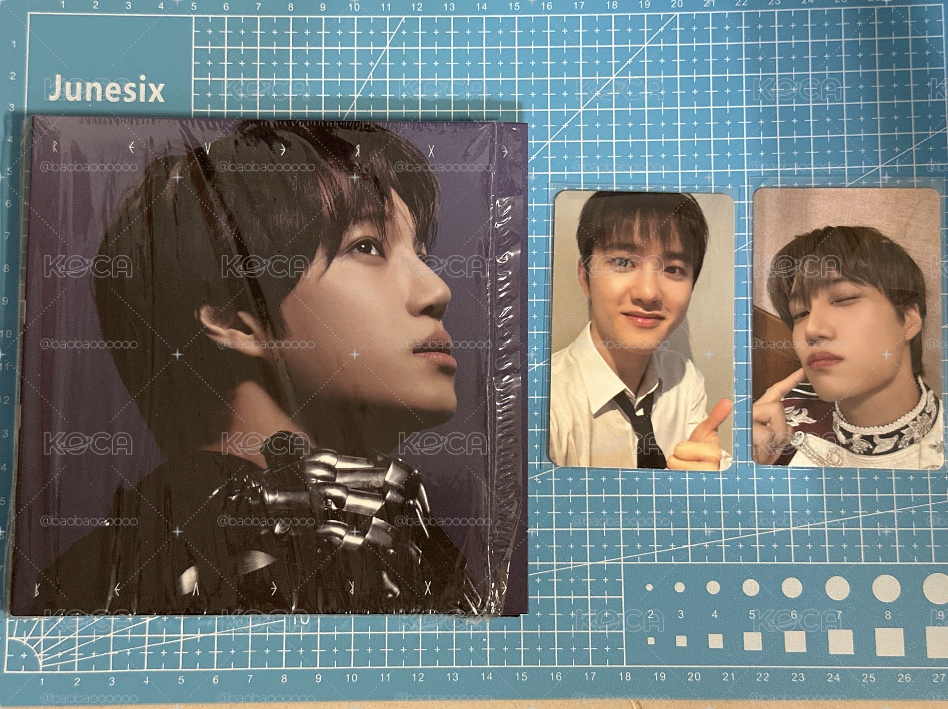 SUHOReverxe專輯】EXO 正規八輯KAI單封+D.O.專卡+KAI sc sm特典- KOCA