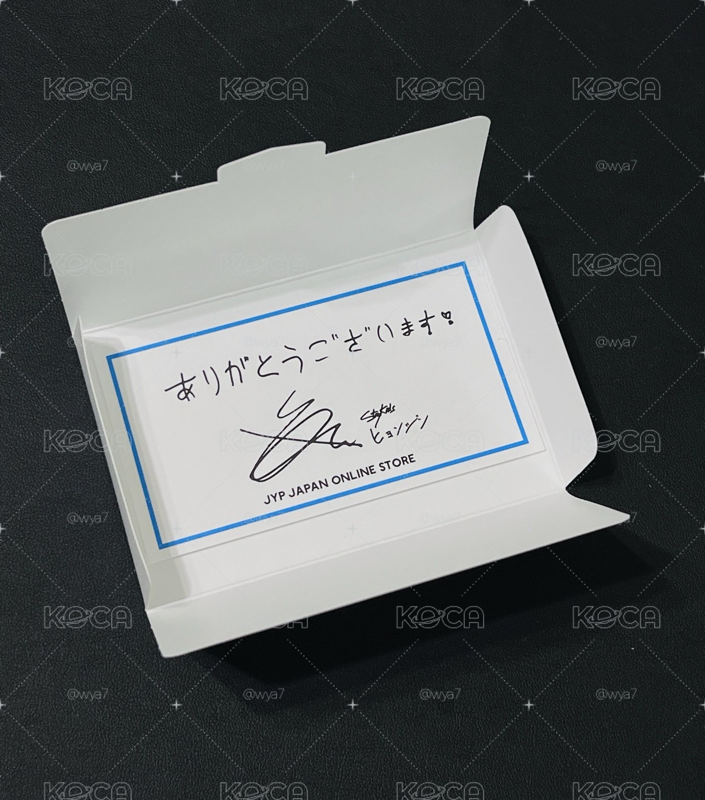 JYP JAPAN 線上商店滿額感謝卡