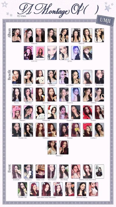 Viviz Umji 正一一鍵畢業 全圖鑑特典 稀有卡 打歌卡 飯咪卡 特典 