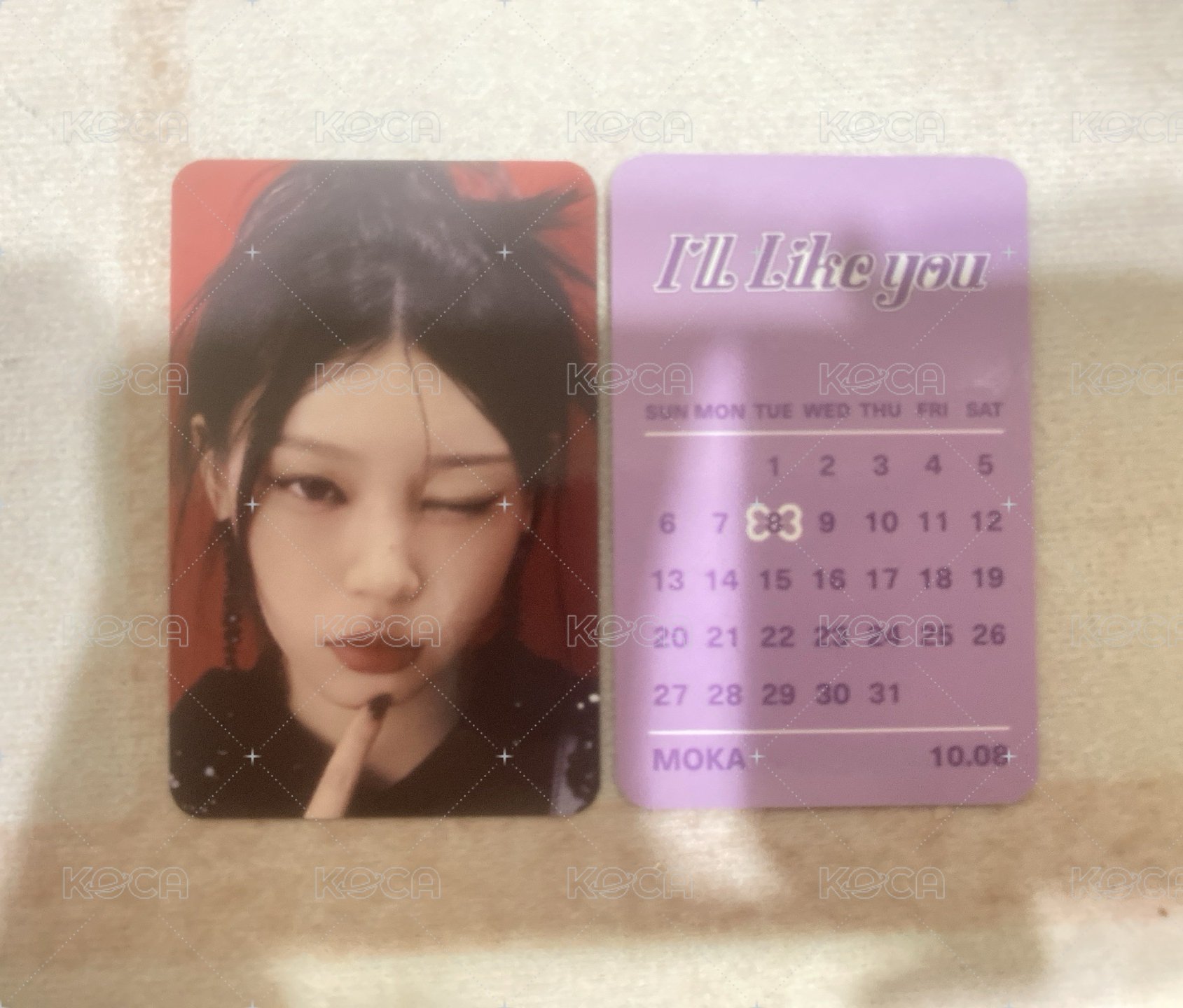 迷二yes24生日卡背卡