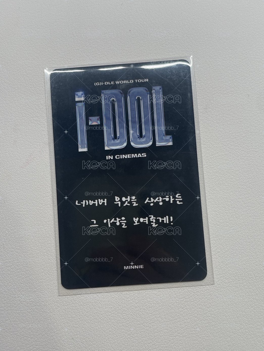 24’世巡演唱會 iDOL 電影卡 