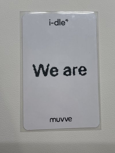 We are mu 3.0 簽售卡 貓爪麵