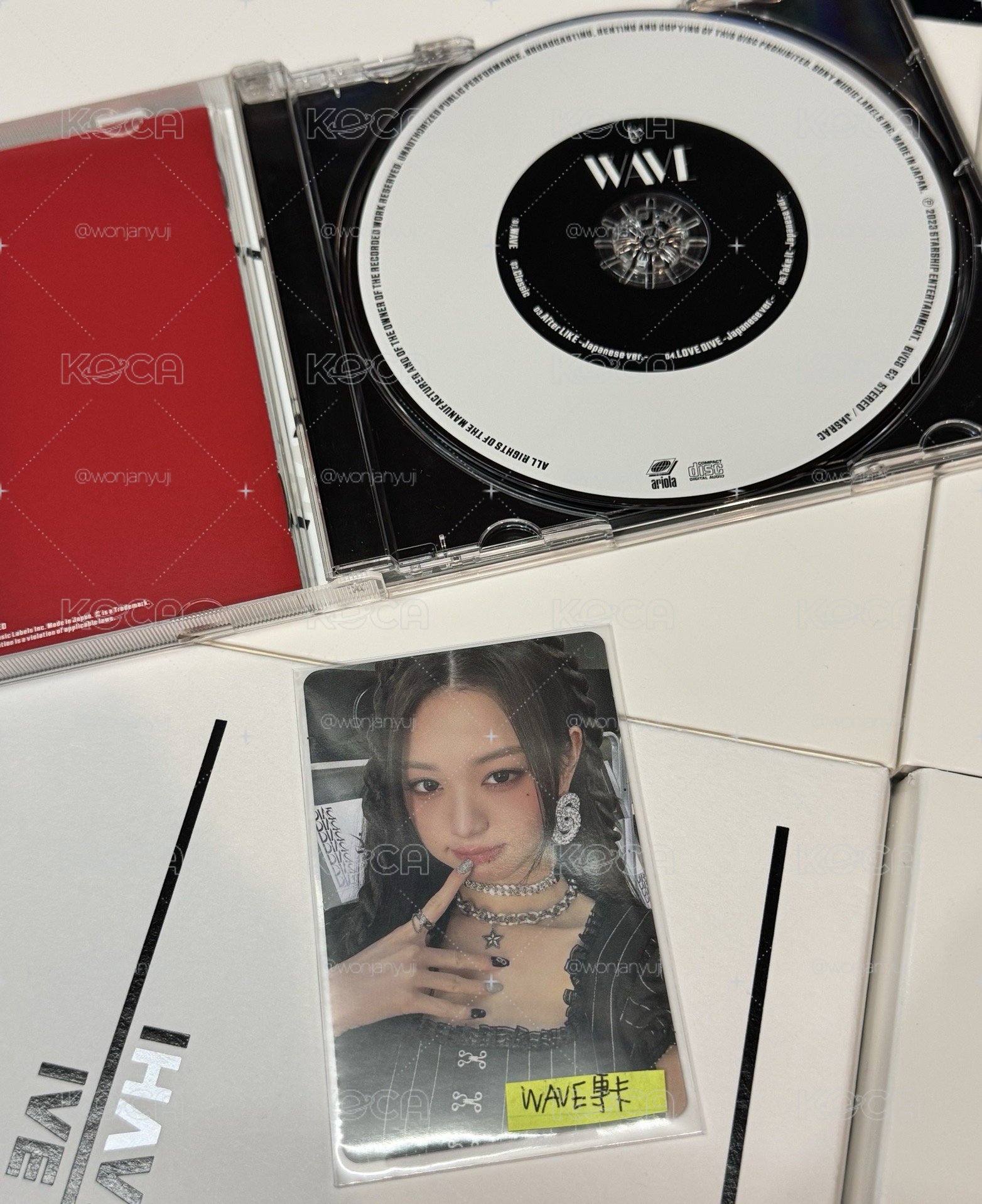 稀有 WAVE 會員限定全專 員瑛封面，加特卡盤