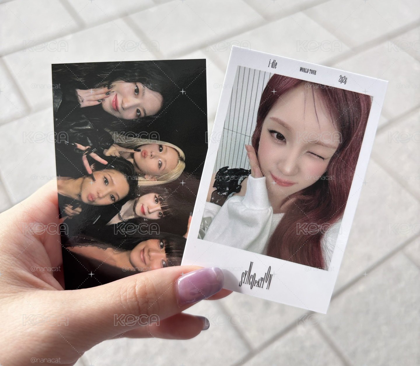 i-dle 橫濱 日咖會員卡 DAY1 DAY2