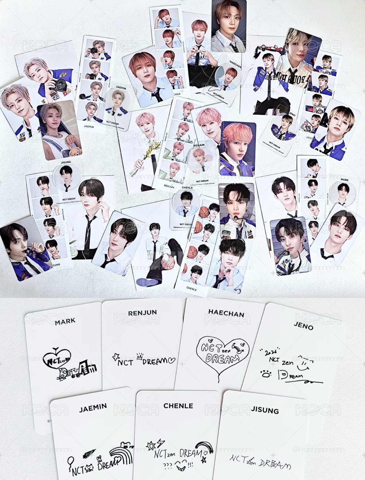 NCT DREAM 會員禮 整組+仁俊辰樂set