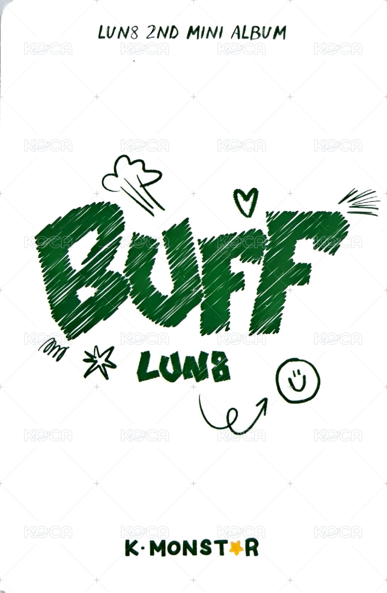 BUFF km 特典卡  背面