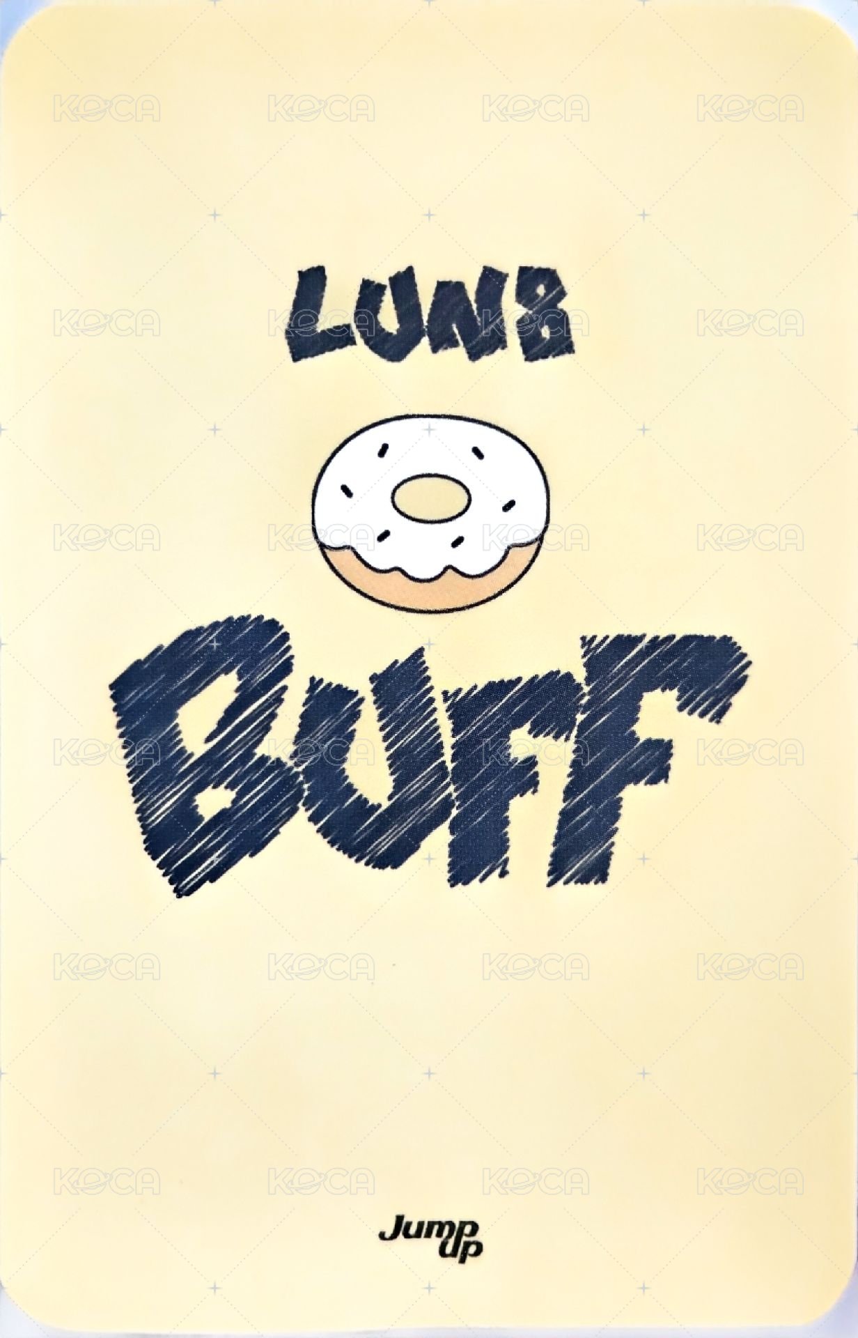 BUFF ju 特典卡  背面