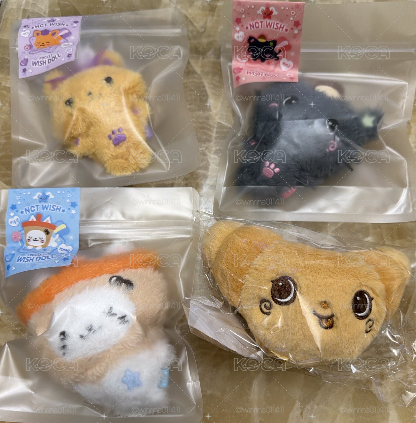 在台現貨 NCT WISH Bakery 娃娃