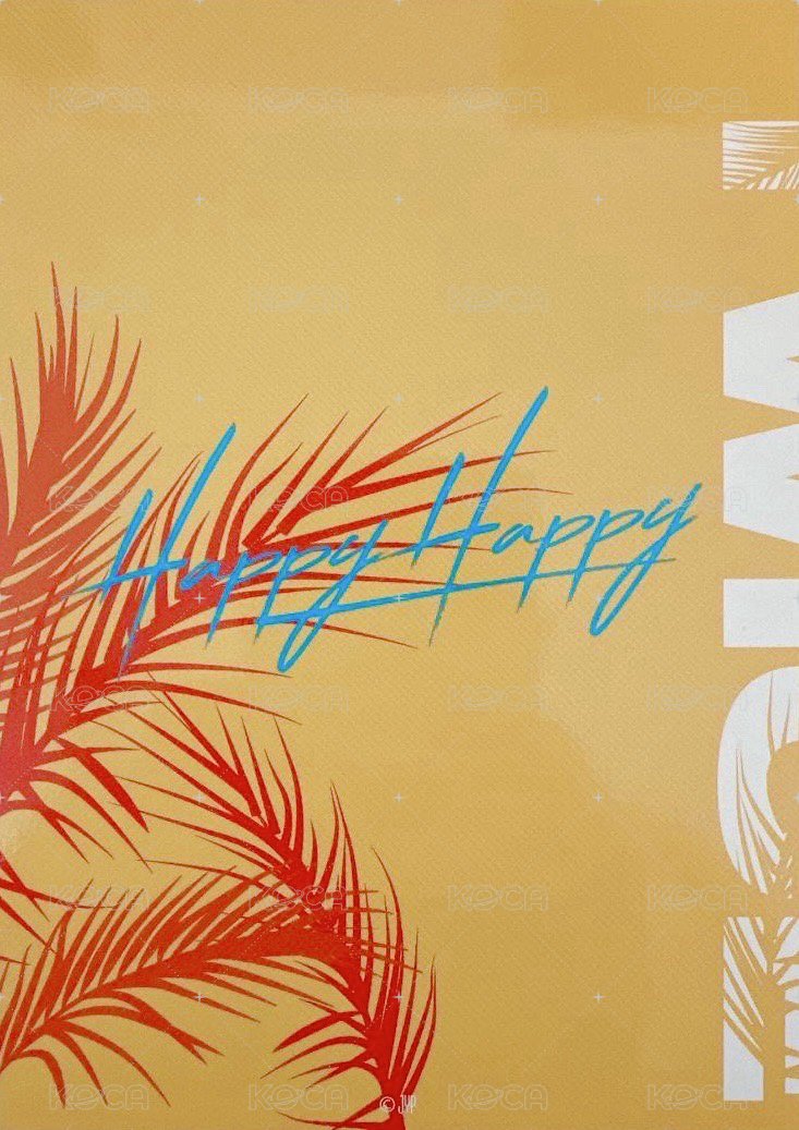 HAPPY HAPPY 明信片 大卡 背面