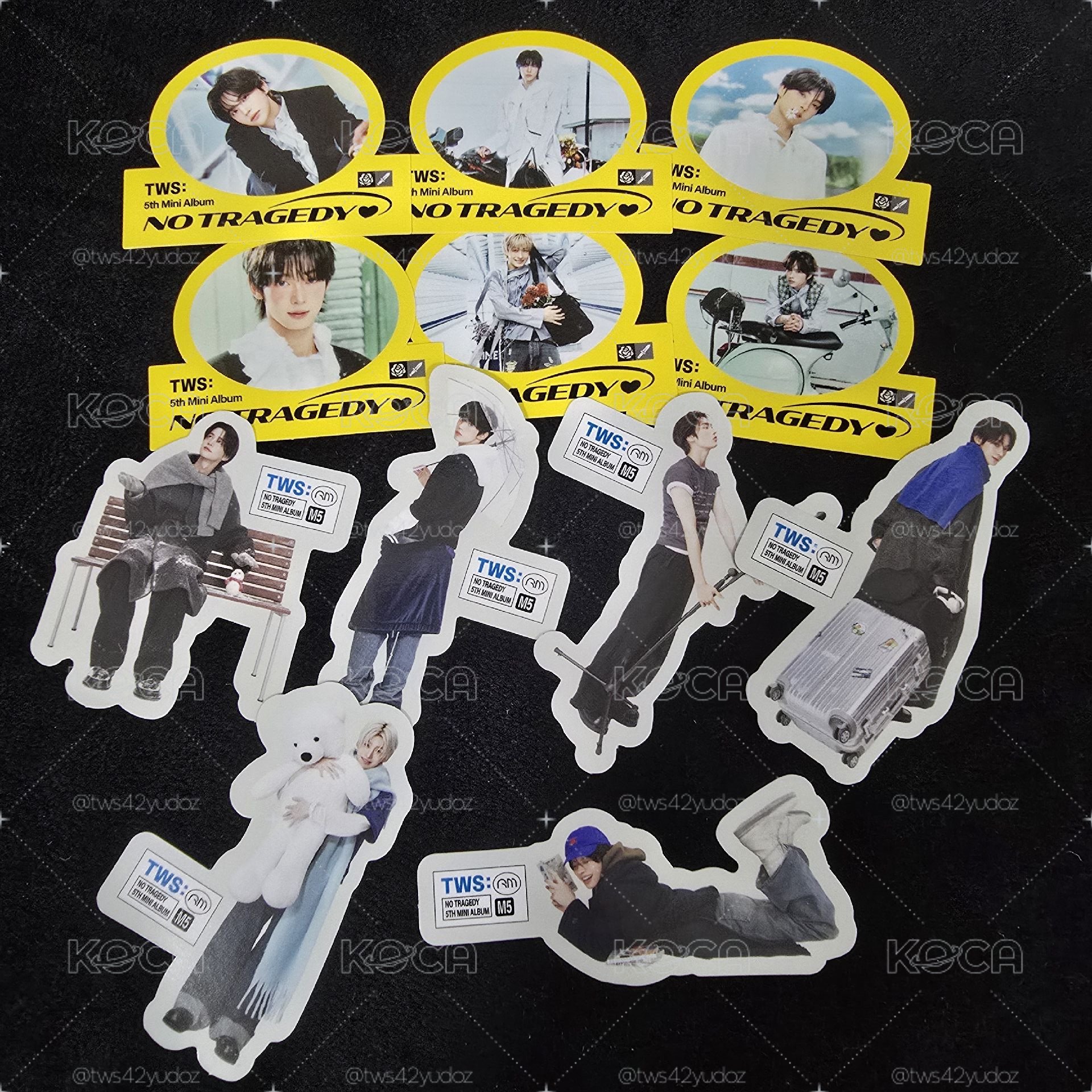 TWS 迷五 貼紙一套