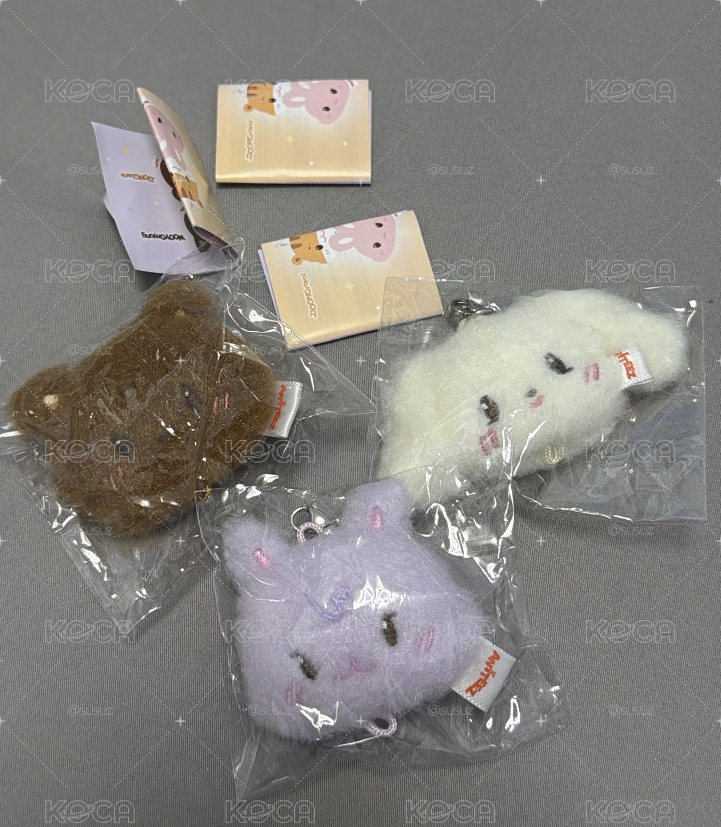 Aniteez in color 扭蛋娃娃吊飾 呂尚 傘 鍾浩