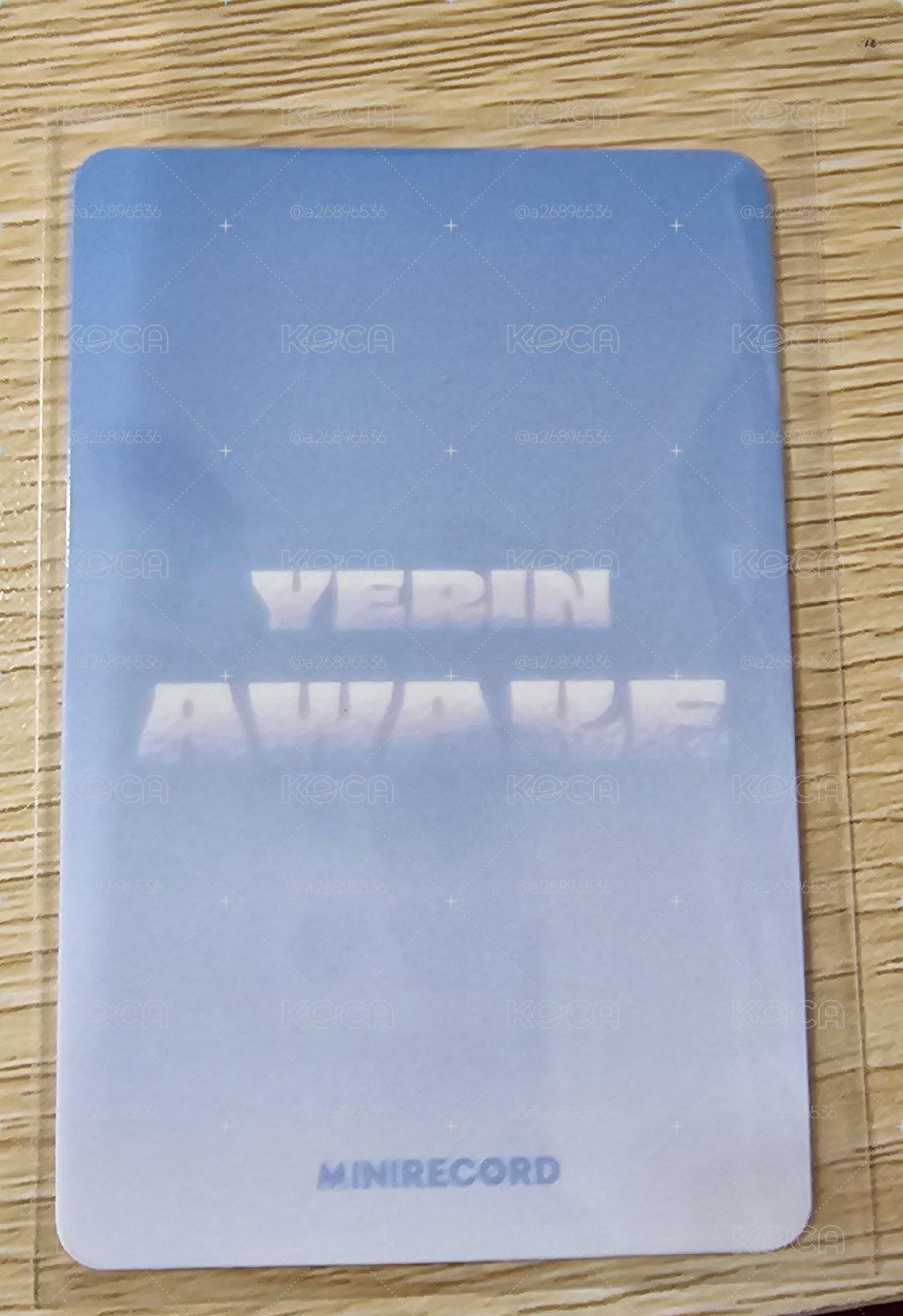 Gfriend Yerin Awake 特典