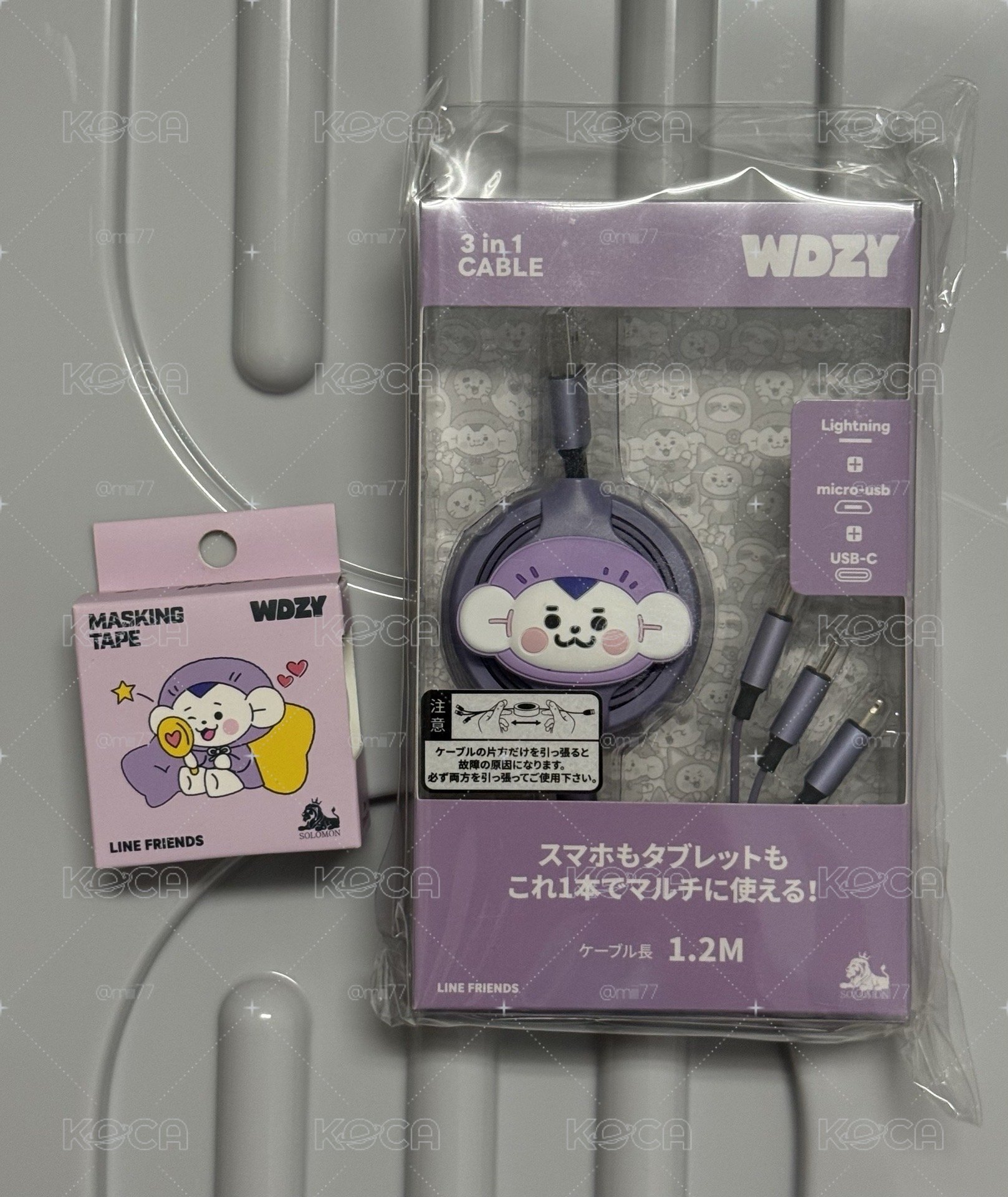 ITZY WDZY 日版娃娃 環保袋+紙膠+3合1充電線+PVC包/痛包+零錢包