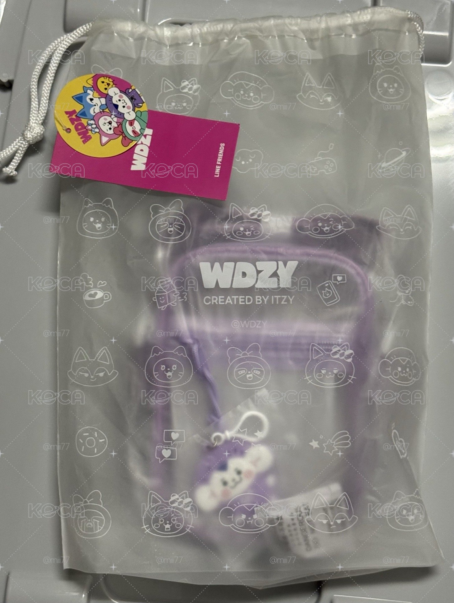 ITZY WDZY 日版娃娃 環保袋+紙膠+3合1充電線+PVC包/痛包+零錢包