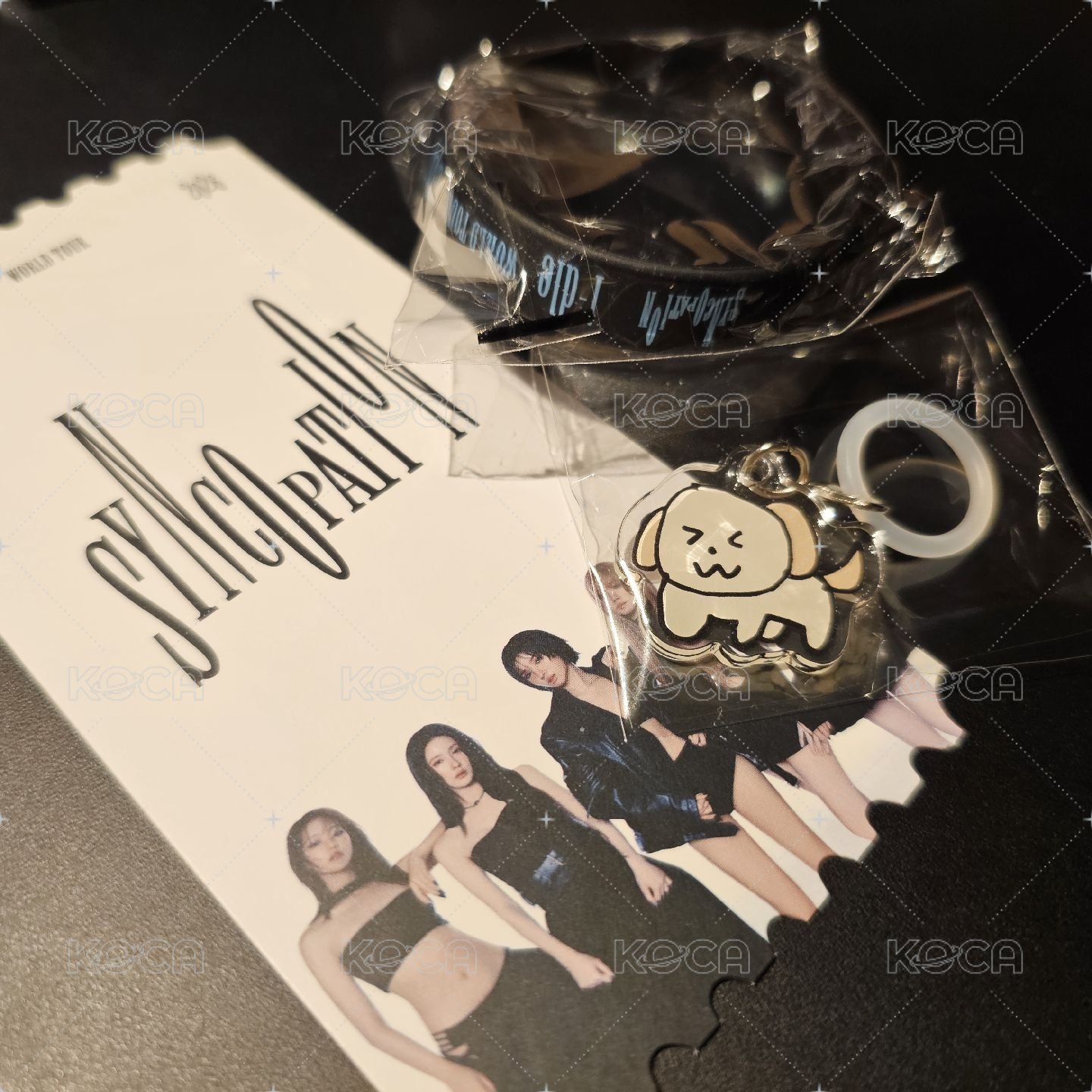 琦手環+琦手繪吊飾+白色票卡