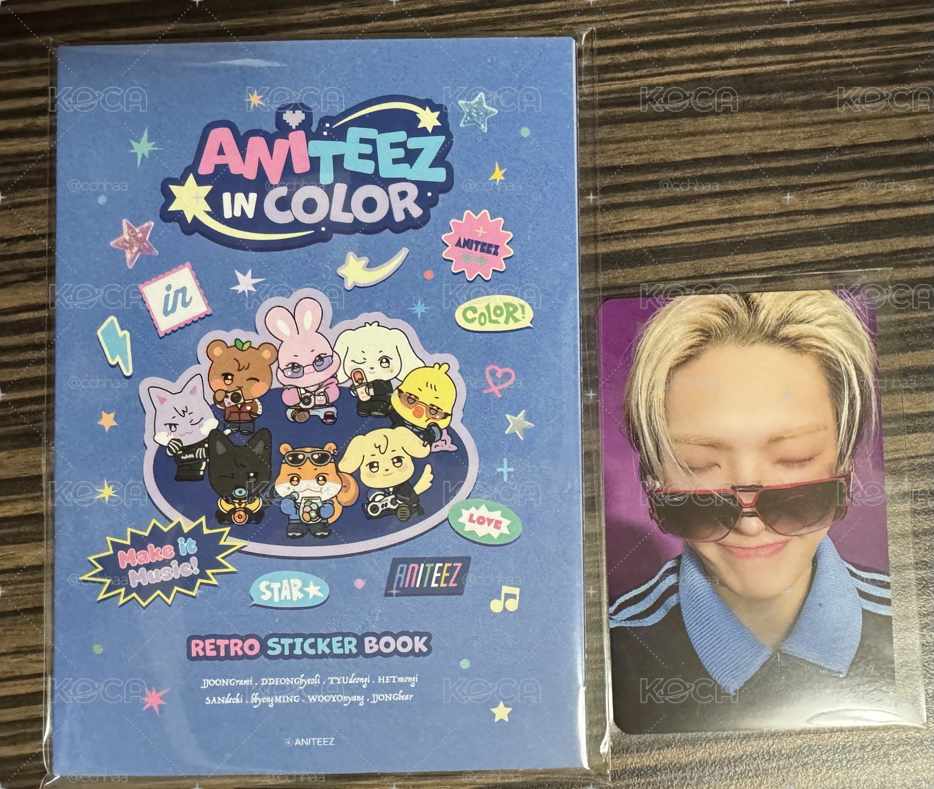 ATEEZ 貼紙本（含卡）