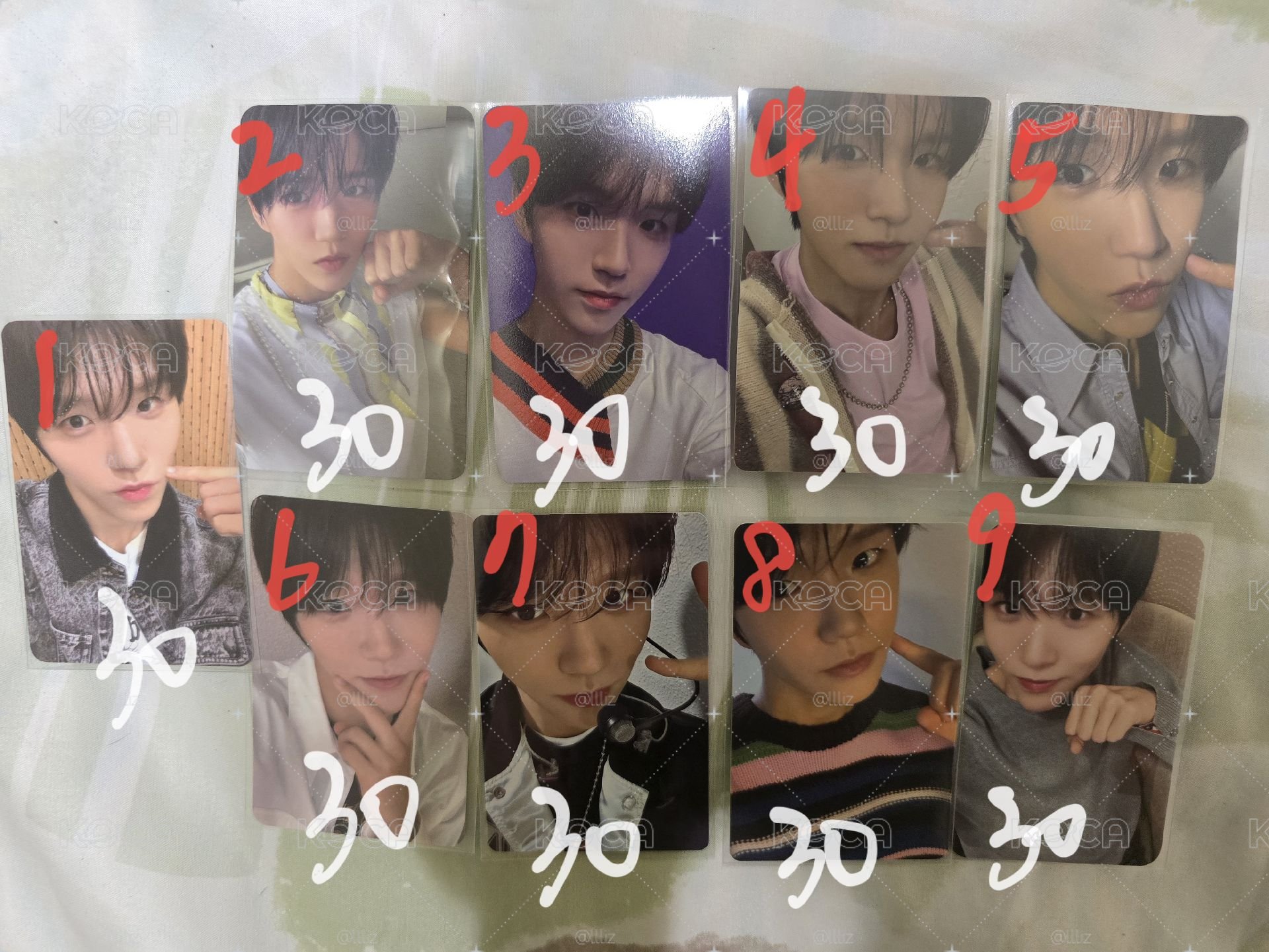 NCT WISH JAEHEE小卡
