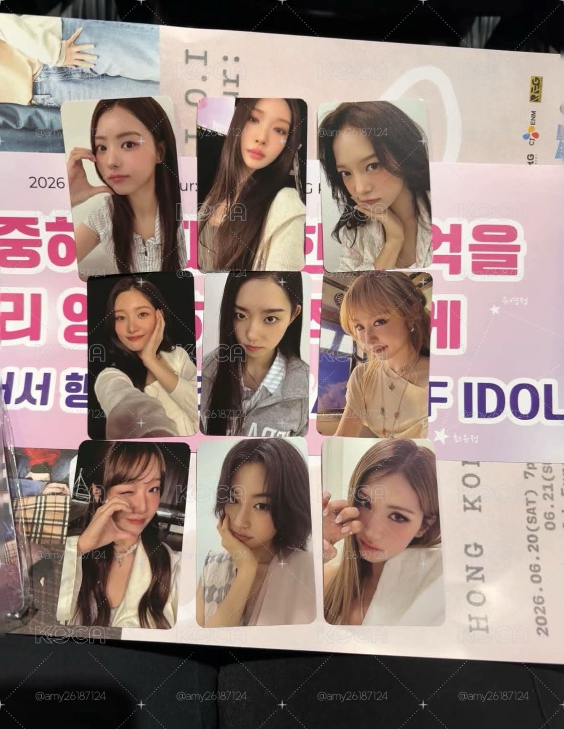 IOI 第二天香港入場卡 I.O.I 6/21