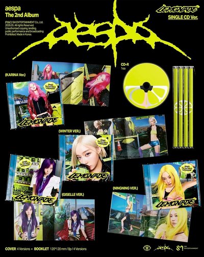 aespa LEMONADE 單CD版 可選封面