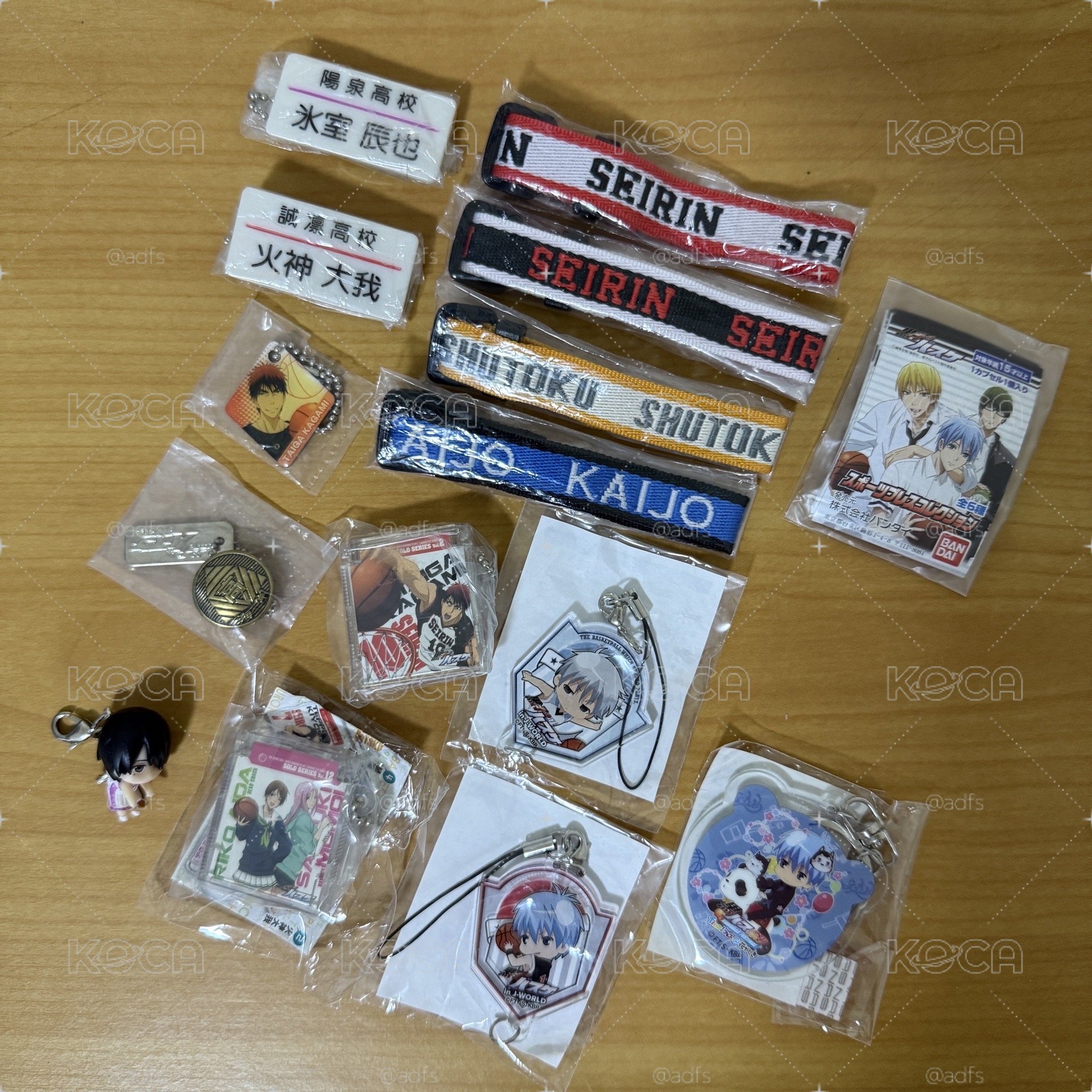 青 黃 赤 黑帝光球衣公仔